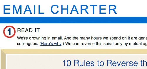 Email Charter