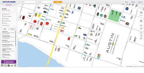 City Maps - Austin Broken Down Via Corporate Brand